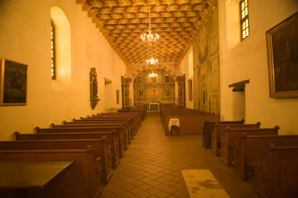 Interieur Van Kerk Stad Jersey Israël — Stockfoto
