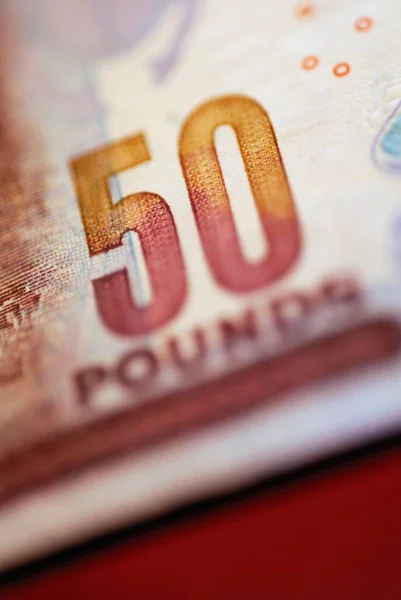 Close Uma Pilha Notas Euro — Fotografia de Stock