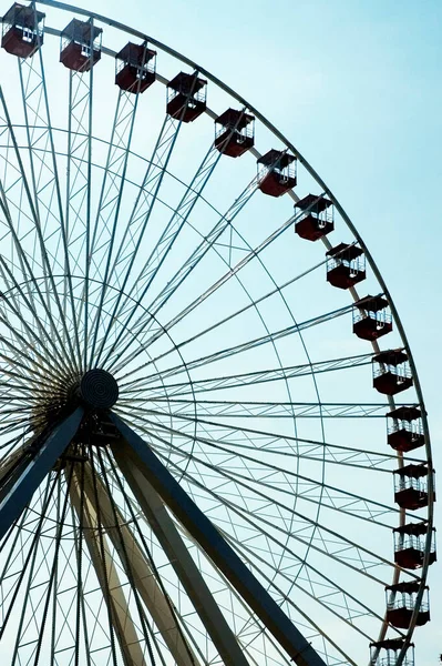 Ferris Wheel City Barcelona — Stock Photo, Image