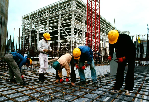 Planta Construcción Una Central Nuclear Pusan Corea — Foto de Stock