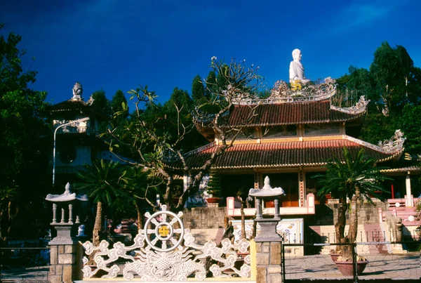 Bella Vista Del Tempio Della Città Thailandia — Foto Stock