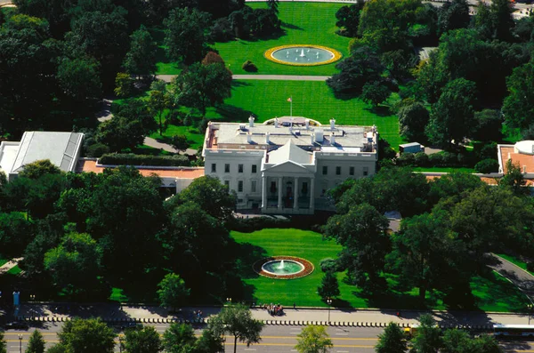 Luftaufnahme Eines Regierungsgebäudes Weißes Haus Washington Usa — Stockfoto