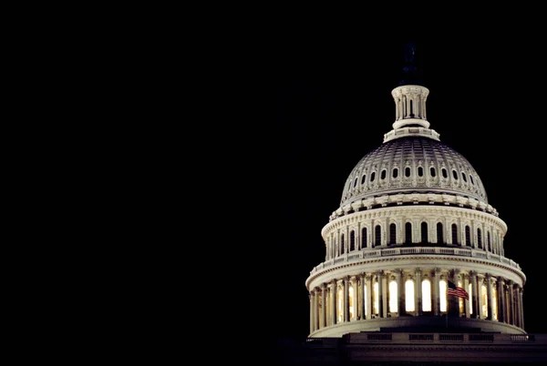 Låg Vinkel Syn Kupol Capitol Building Washington Usa — Stockfoto