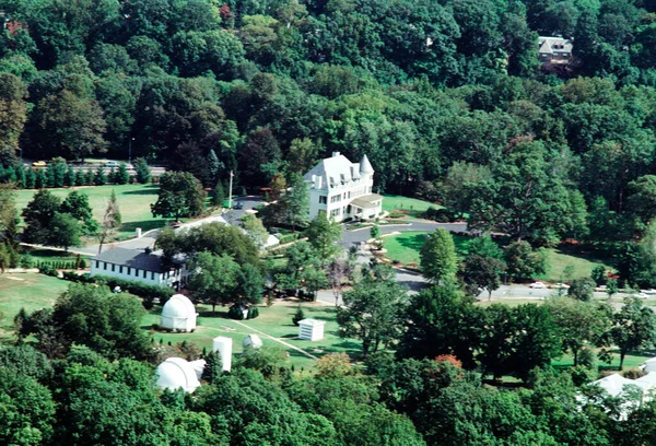 Luftfoto Regeringsbygning Naval Observatory Washington Usa - Stock-foto