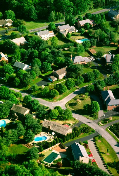 Vistas Aéreas Montgomery County Habitação Desenvolver Maryland — Fotografia de Stock