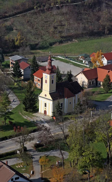 Ενορία Εκκλησία Του Αγίου Φραγκίσκου Xavier Vugrovec Κροατία — Φωτογραφία Αρχείου