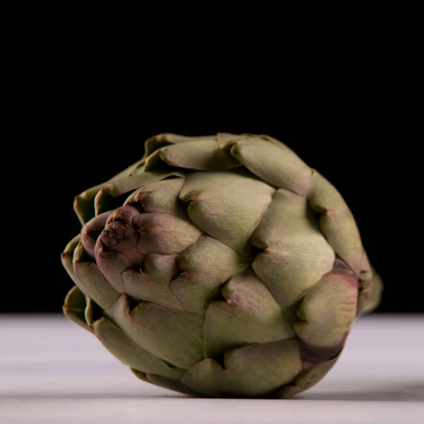 Fresh Artichokes Black Background — Stock Photo, Image