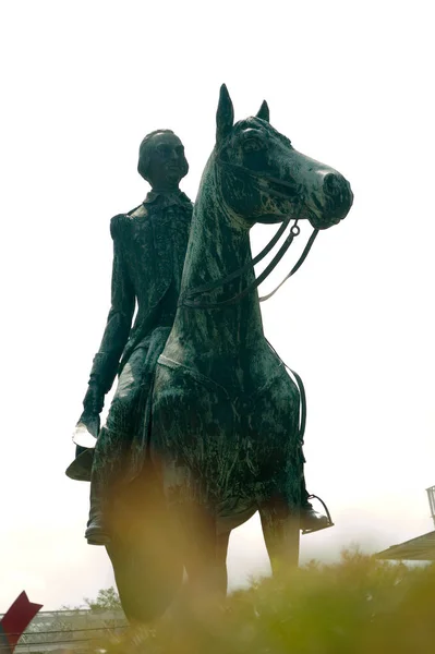 Vista Baixo Ângulo Uma Estátua Nova Orleães Louisiana Eua — Fotografia de Stock