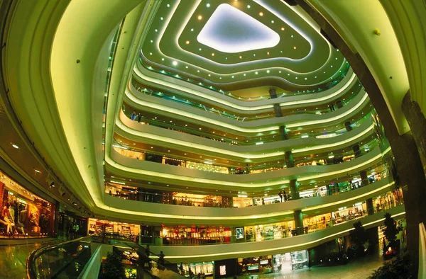 Interni Centro Commerciale Hong Kong Cina — Foto Stock