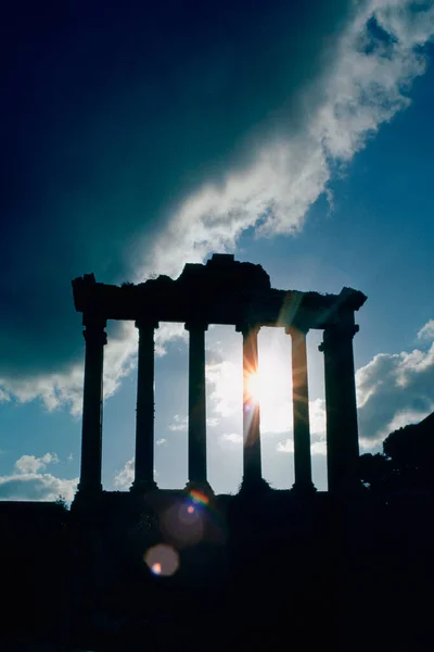 Die Ruinen Des Tempels Der Antiken Stadt Des Berühmtesten Wahrzeichens — Stockfoto