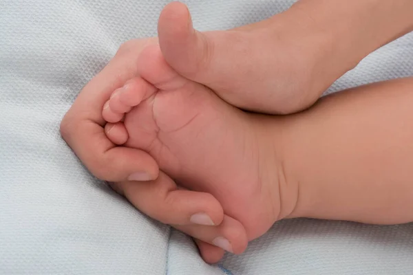 Baby Feet White Background — Stock Photo, Image