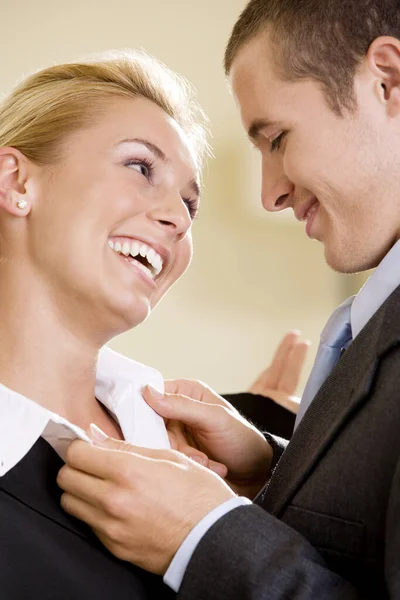 Portrait Young Business Couple — Stock Photo, Image