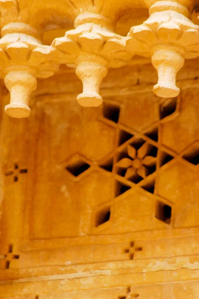 Cierre Edificio Jaisalmer Rajasthan India —  Fotos de Stock