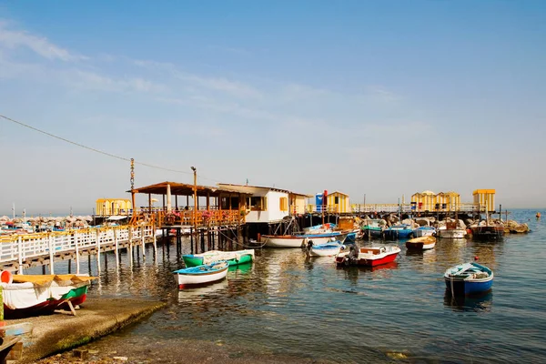 Fishing Boats Beach Venice Italy — Stock Photo, Image