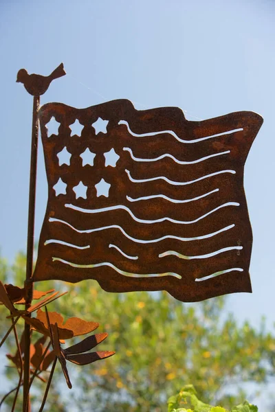 一张漂亮的非洲裔美国国旗的特写照片 免版税图库图片