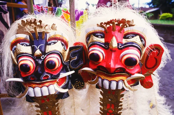 Traditionele Chinese Draak Masker Stad Thailand — Stockfoto