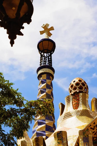 バルセロナの教会のドームは — ストック写真
