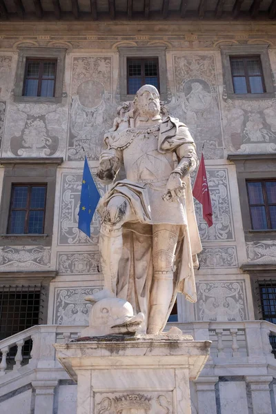 Statue Von Cosimo Medici Großherzog Der Toskana Auf Der Mit — Stockfoto