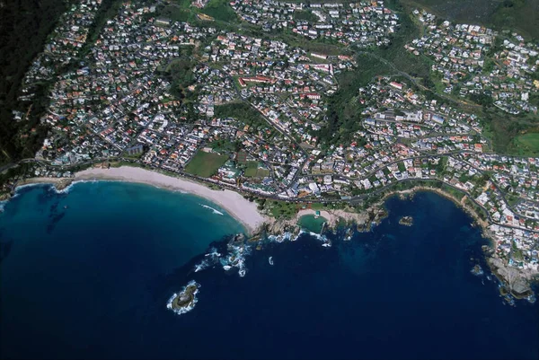 Vista Aérea Isla Del Mar Mediterráneo Norte Del Estado Israel — Foto de Stock