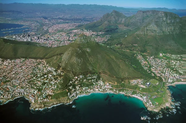 Flygfoto Över Staden Medelhavet Norra Delen Israel — Stockfoto