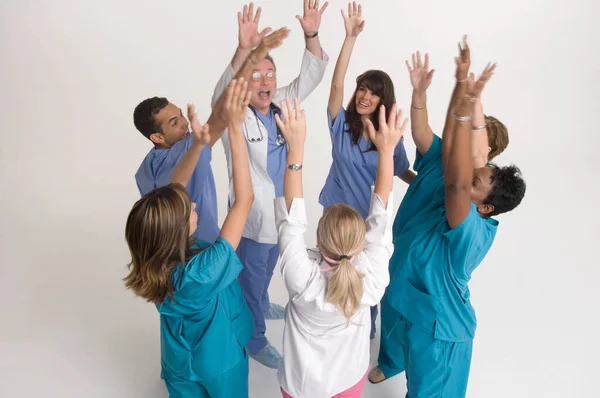 Grupo Niños Habitación Del Hospital — Foto de Stock