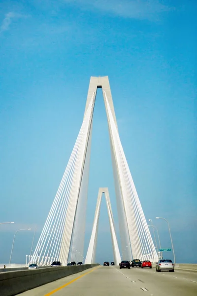 Vista Cidade Ponte Pela Manhã — Fotografia de Stock