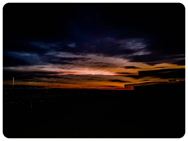 Sonnenuntergang Über Dem See — Stockfoto