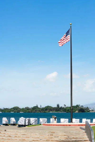 Bandeira Ilha Estado Dos Eua — Fotografia de Stock