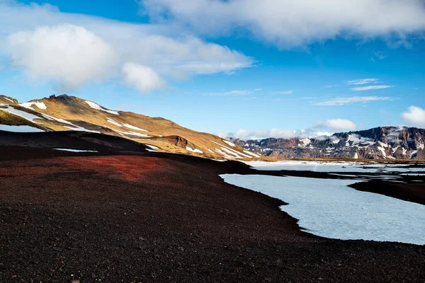 Στο Δρόμο Προς Όρος Askja Στη Βόρεια Ισλανδία — Φωτογραφία Αρχείου