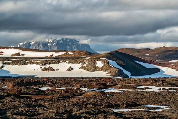 Estrada Para Monte Askja Norte Islândia — Fotografia de Stock