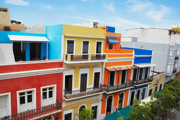 Colorful Houses Old Town Burano Mexico Royalty Free Stock Images