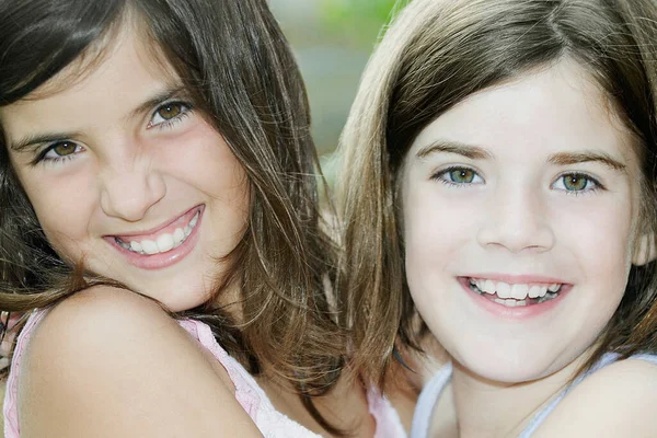 Portrait Une Jeune Femme Avec Fille — Photo