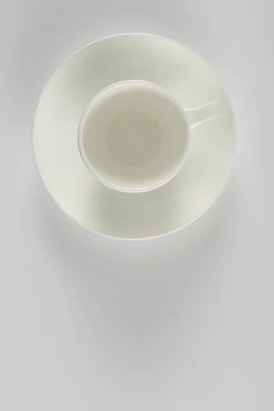 White Cup Tea Saucer — Stock Photo, Image