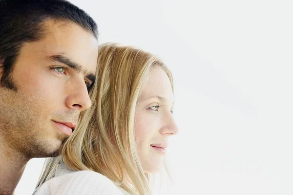 Retrato Una Pareja Joven — Foto de Stock