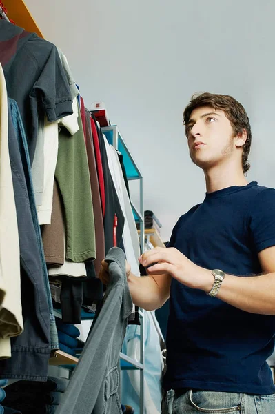 Young Man Holding Shopping Bags — Stock Photo, Image