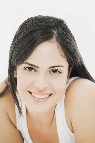 Close Young Woman Smiling — Stock Photo, Image