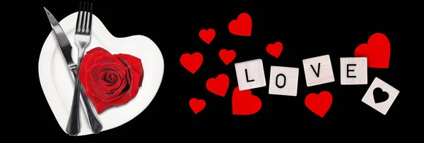 Valentýn Pozadí Srdcem Červeným Srdcem — Stock fotografie