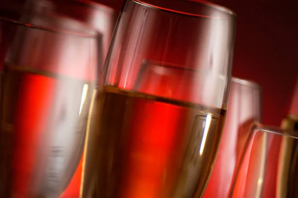 Close Glass Wine — стоковое фото