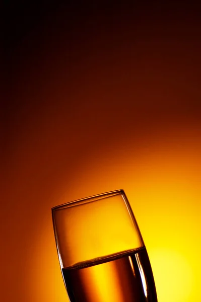 Bicchiere Whisky Fondo Scuro — Foto Stock