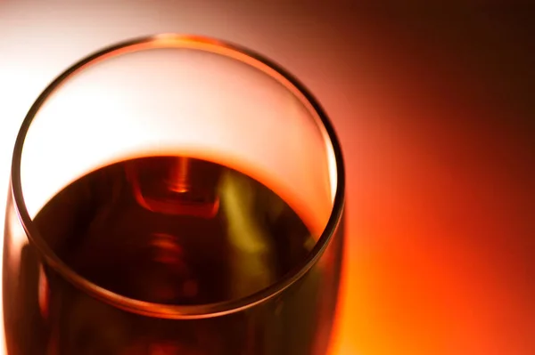 Copo Vinho Tinto Sobre Fundo Branco — Fotografia de Stock