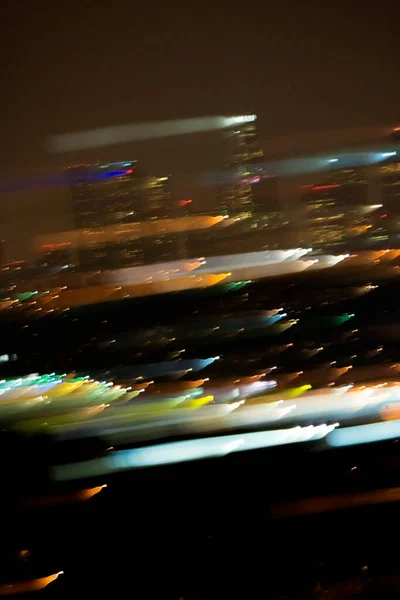 アメリカ カリフォルニア州 ロサンゼルスの夜の照明 — ストック写真