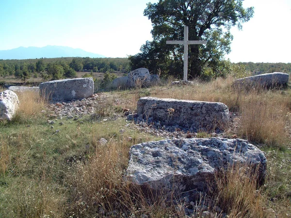 Vecchie Rovine Pietra Nella Città Gerusalemme Israele — Foto Stock