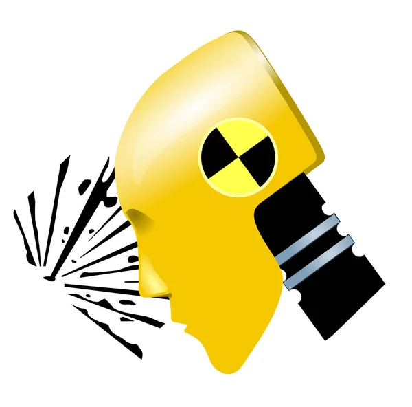 Illustration Nuclear Bomb — Stock Photo, Image