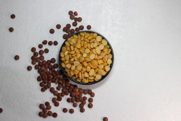 Buckwheat Bowl White Background — Stock Photo, Image