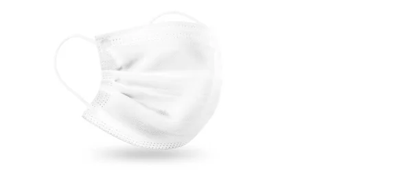 Máscara Protetora Fundo Branco — Fotografia de Stock