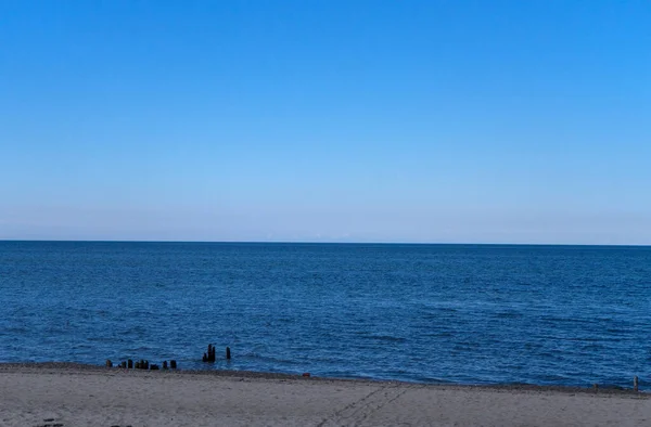 Pantai Laut Baltik Vilage Jerman Disebut Bastorf Atumn — Stok Foto