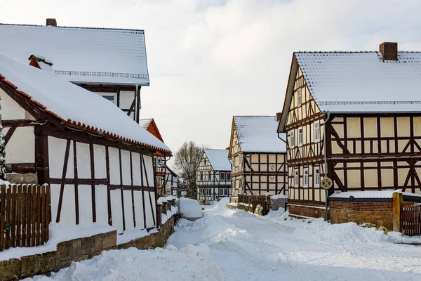 Oud Houten Huis Het Dorp — Stockfoto