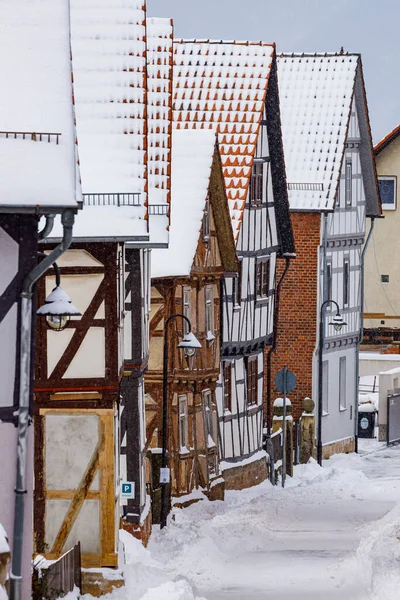 Oud Houten Huis Stad — Stockfoto