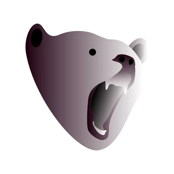 Vector Illustration Polar Bear — Stock Photo, Image