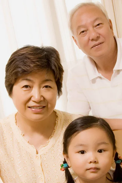 Portrait Mid Adult Man His Grandmother — Stock Photo, Image